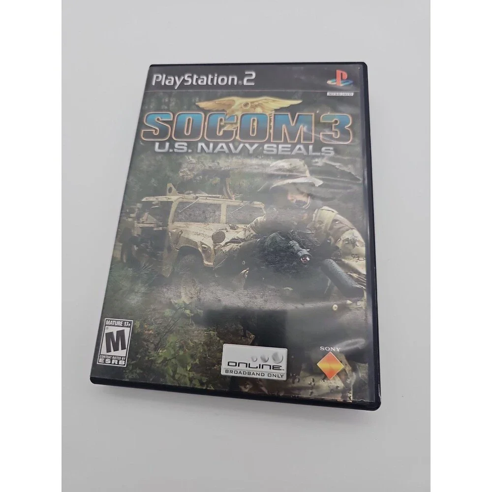 SOCOM 3: U.S. Navy SEALs (Sony PlayStation 2, PS2 2005) Cib